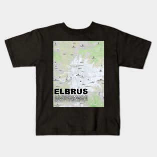Elbrus Elevation: Caucasus Summit Kids T-Shirt